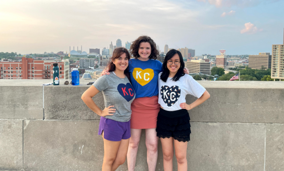 Emma Chabolla, Amy Lepp and Veronica Lugtu (Photo courtesy of Amy Lepp)